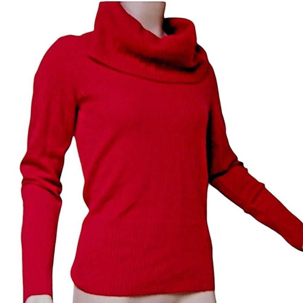 Apt. 9 Red Cowl Neck Sweater